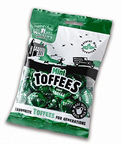 WALKERS Mint Toffees 150g WALKERS Mint Toffees 150g